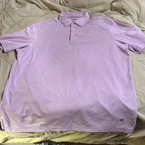 Cremieux performance polo men's large EUC lavender